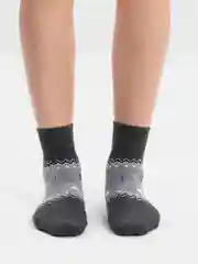 Серый женские, зимние, махровые носки