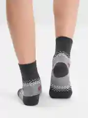 Серый женские, зимние, махровые носки