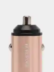 Золотой зарядное устройство в авто 1USB 18W Borofone BZ19A, автомобильная быстрая зарядка