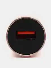 Золотой зарядное устройство в авто 1USB 18W Borofone BZ19A, автомобильная быстрая зарядка