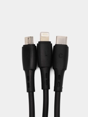 Кабель Micro, Type-C, айфон усиленный