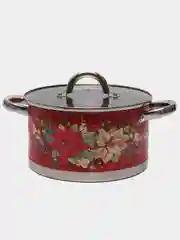 Кастрюля Agness "Торжество", со стеклянной крышкой, нержавеющая сталь, 3,5 л, 20 х 11 см