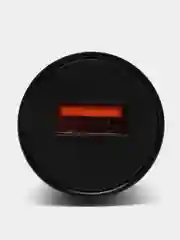 Черный зарядное устройство в авто 1USB 18W Borofone BZ19A, автомобильная быстрая зарядка