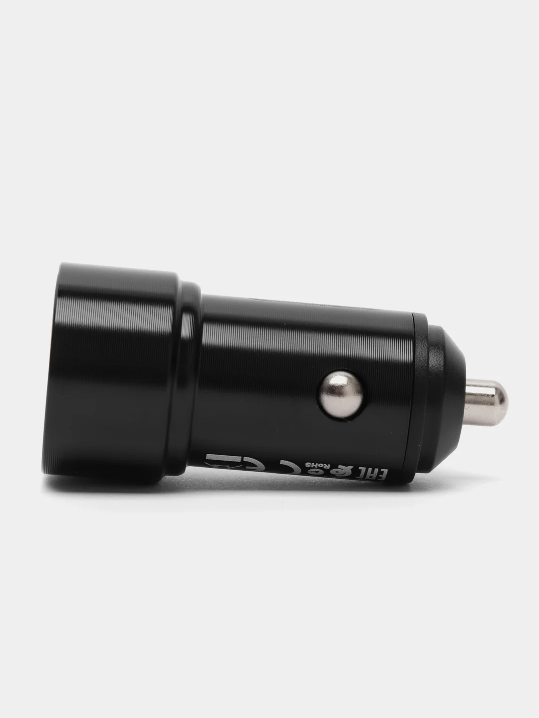 Черный зарядное устройство в авто 1USB 18W Borofone BZ19A, автомобильная быстрая зарядка