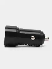 Черный зарядное устройство в авто 1USB 18W Borofone BZ19A, автомобильная быстрая зарядка