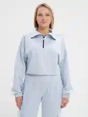 Серебряный спортивный костюм с укороченным топом и брюками карго