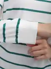 Ледяной лонгслив женский, кашемировый, в полоску, с воротником, оверсайз, осенний, теплый, зима