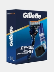 Набор Gillette FUSION ProGlide Flexball Бритва с подставкой и Гель для бритья 200 мл