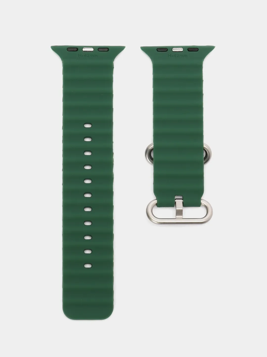 Лесной зеленый ремешок для смарт-часов Apple Watch Ocean band Ultra, силиконовый, 42-49 мм