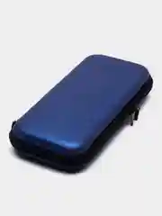Синий чехол для консоли Nintendo Switch и Nintendo Switch OLED, защитный кейс КАРТОФАН на молнии