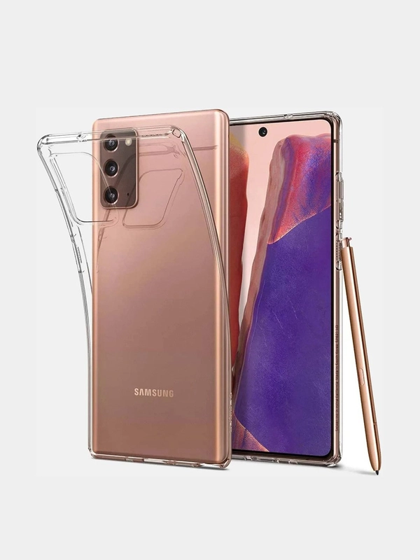 Чехол на Samsung Galaxy Note 20, Самсунг Галакси Нот 20 прозрачный, силиконовый