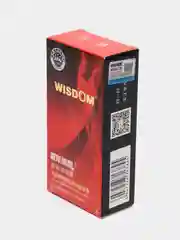 Красный презервативы WISDOM 10 шт, 5 видов, тонкие, ребристые,