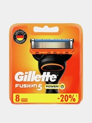 Кассеты Gillette FUSION Power RED, 8 шт