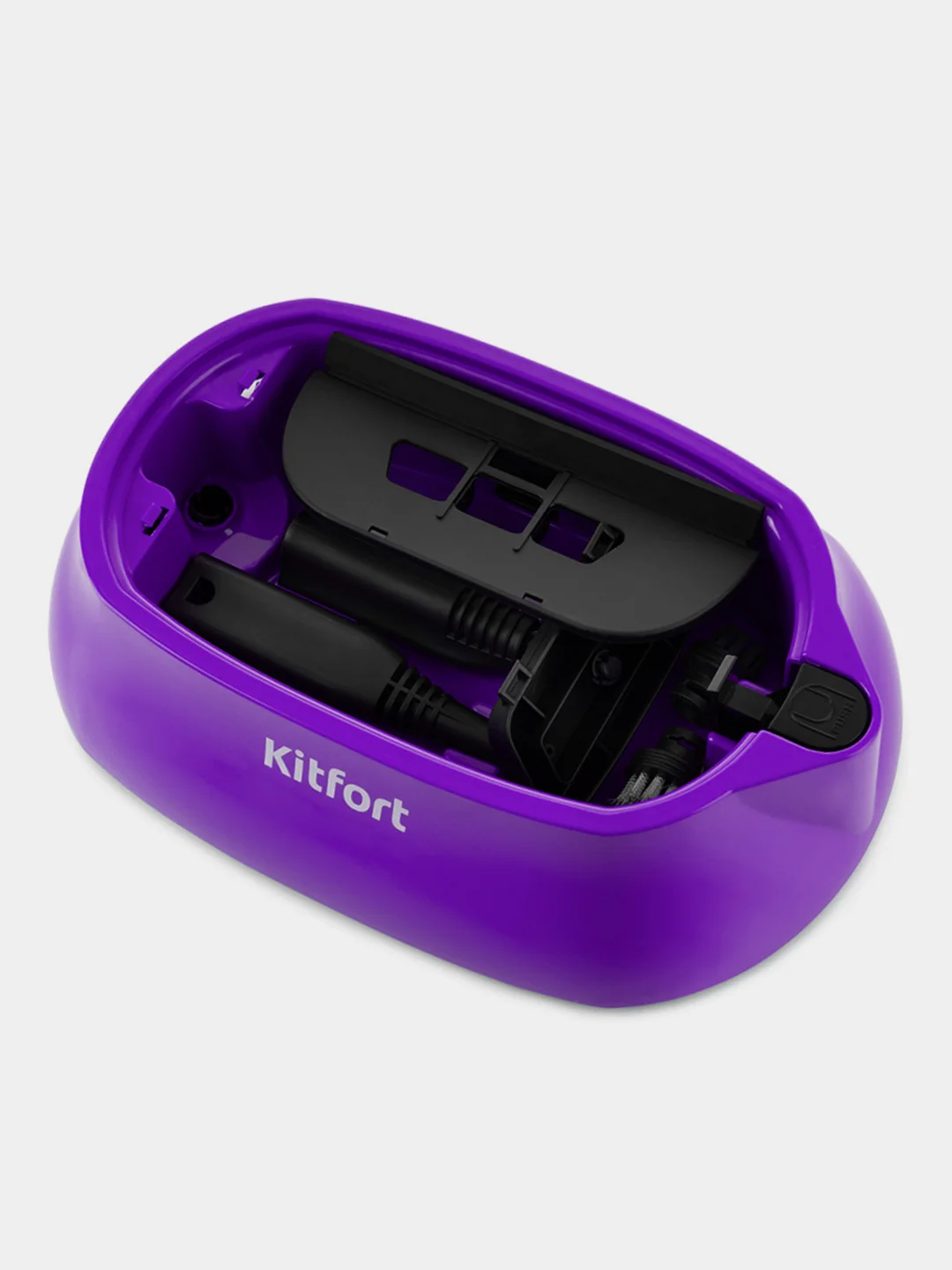 Пароочиститель Kitfort КТ-9102-1, черно-фиолетовый