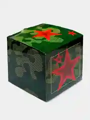 Зеленый коробка подарочная, для мужчин