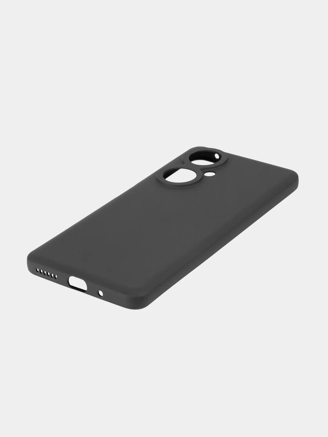 Черный чехол для Huawei Nova 12 Pro/12/11 Pro/11i силиконовый BROSCORP матовый/прозрачный тонкий