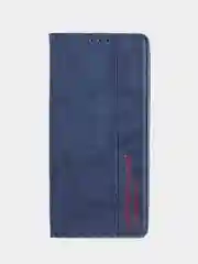 Синий чехол-книжка для Samsung A52 из нубука Super Creative