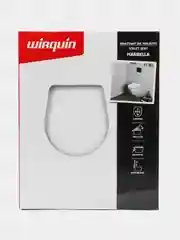 Белый сиденье для унитаза Wirquin Marbella, микролифт, быстросъем, пластик, белый
