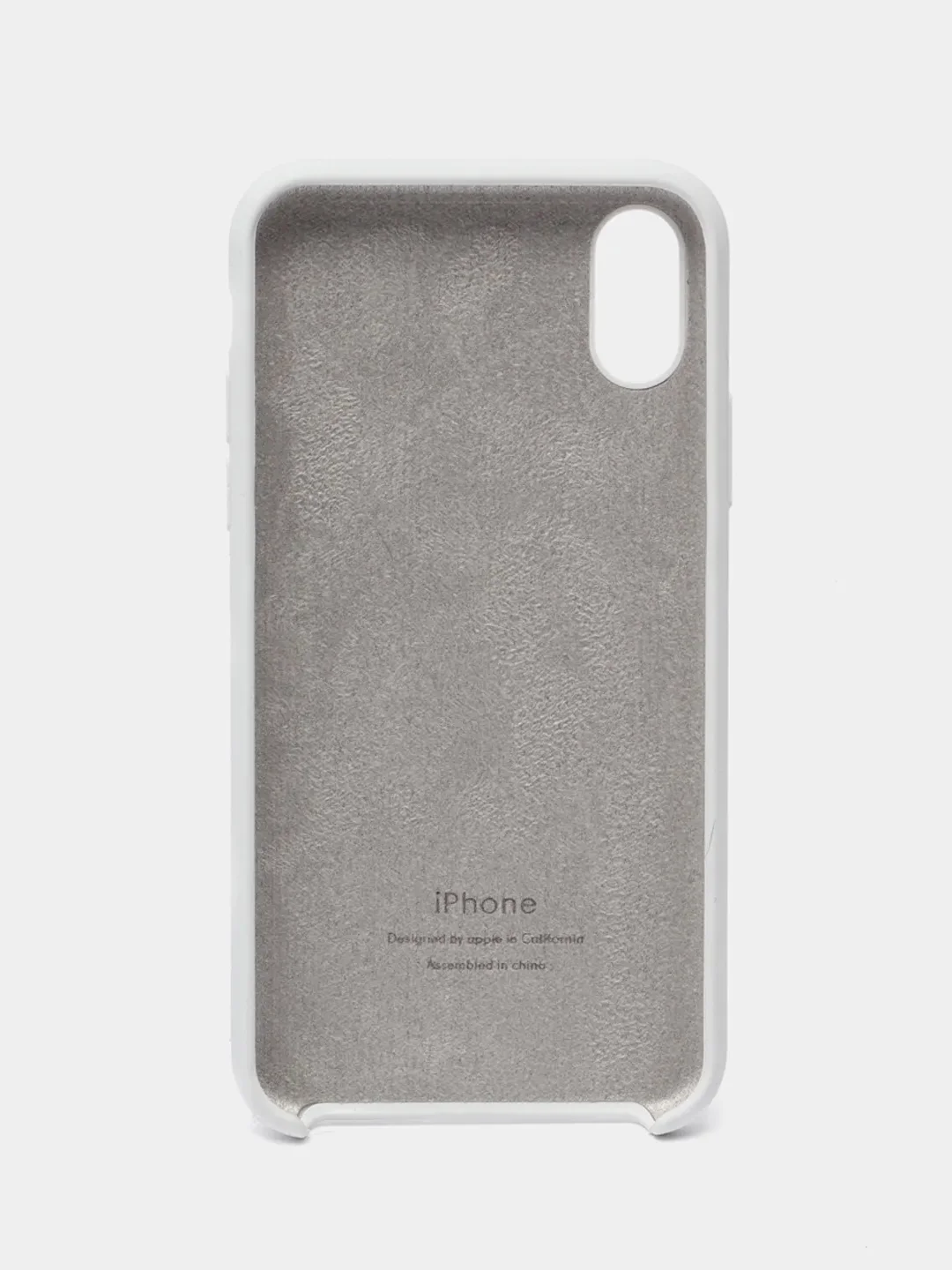 Белый чехол Silicone Case ( Чехол силиконовый ) для iPhone X