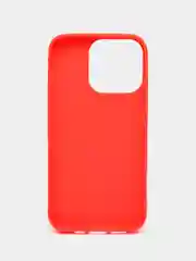 Красный чехол силиконовый  iPhone 13, 13 Mini, 13 Pro, 13 Pro Max матовый, цветной, на айфон