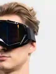 Голубой очки спортивные