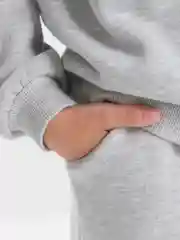 Серый костюм детский, утеплённый, на флисе