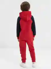 Бордовый детский утеплённый костюм