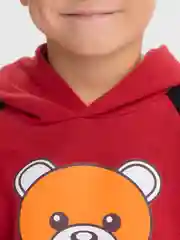 Бордовый детский утеплённый костюм
