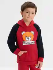 Бордовый детский утеплённый костюм