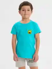 Бирюзовый пижама детская