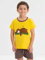 Желтый пижама детская