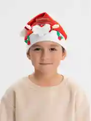 Коралловый шапка новогодняя