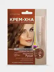Крем-Хна в готовом виде "Натуральный русый" с репейным маслом, Fito косметик, 50мл