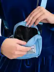 Голубой женская сумка через плечо, мессенджер для телефона