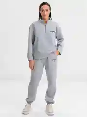 Серый костюм спортивный женский