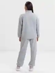Серый костюм спортивный женский