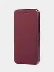 Пурпурный чехол книжка Samsung Galaxy A8+ (A8 Plus) (SM-A730F), Самсунг Галакси А8+ (А8 Плюс)