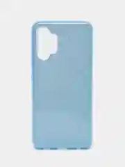 Голубой чехол Samsung Galaxy A32 4G, Самсунг Галакси А32  блестящий сияющий