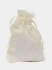 Алый подарочный мешок из льна "Сердце", День влюбленных