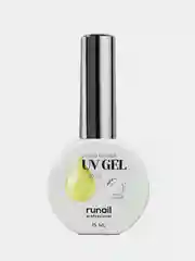 Лимонный уф гель для наращивания/Цветной жидкий уф гель/Гель лак Runail Professional, 15 мл
