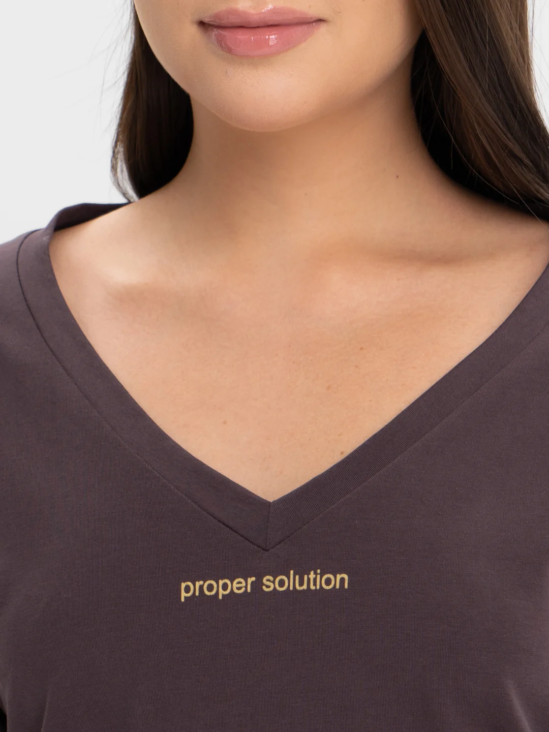 Коричневый платье женское Proper solution коричневое, KLERY