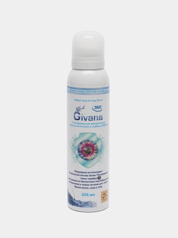 Givana Термальная минеральная вода 225 мл, Аэрозоль, без отдушек