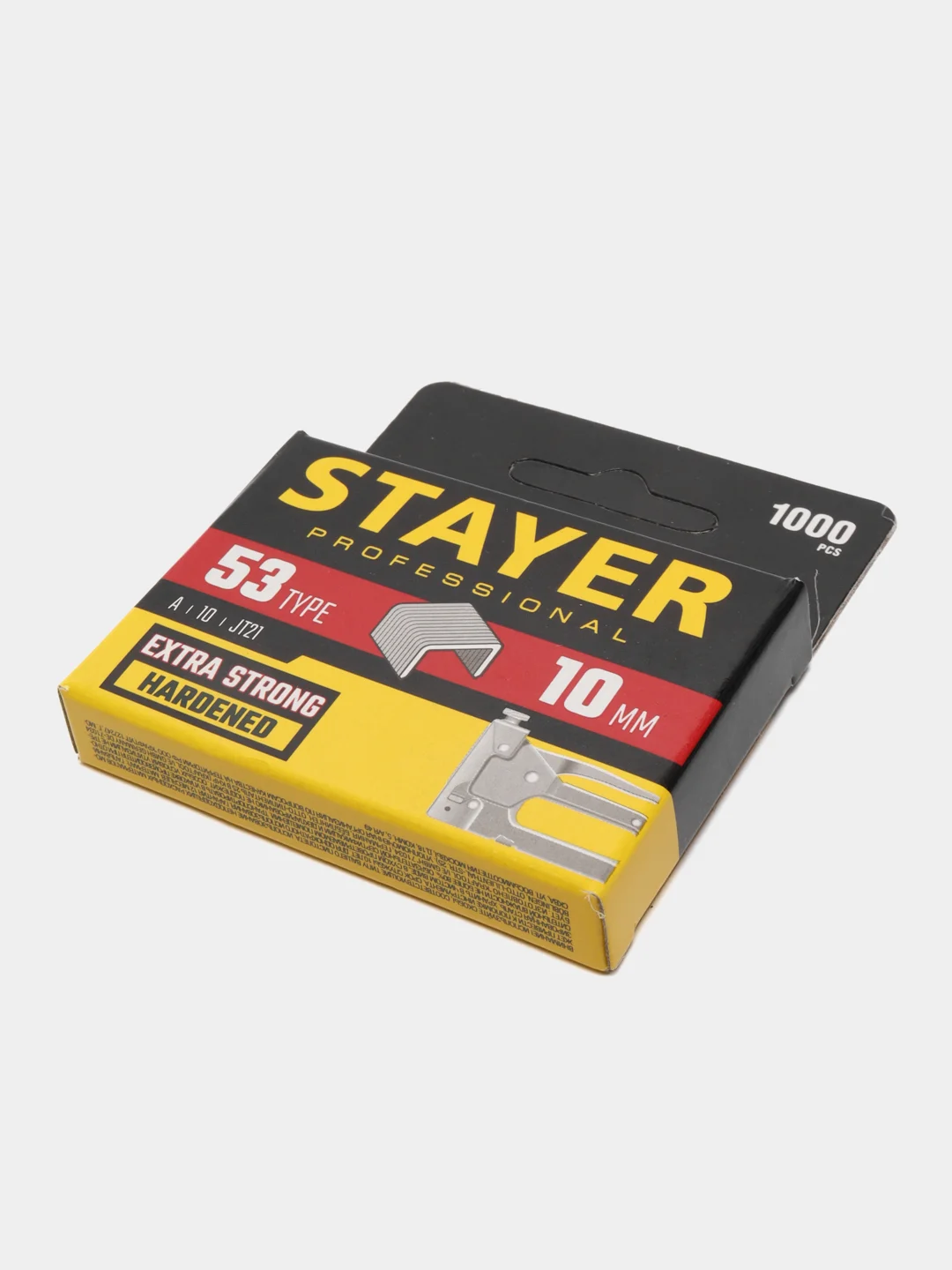 Cкобы для строительного степлера STAYER тип 53 1000 шт 6-8-10-12-14