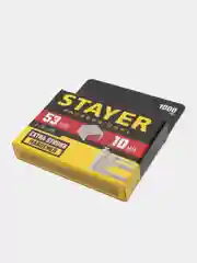 Cкобы для строительного степлера STAYER тип 53 1000 шт 6-8-10-12-14