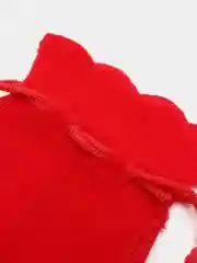 Красный подарочный мешочек