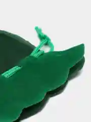 Зеленый подарочный мешочек