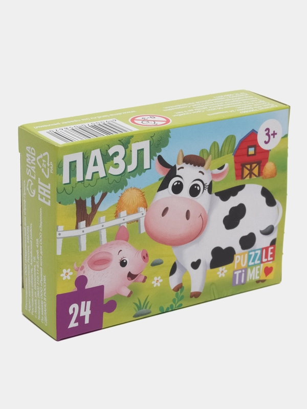 Пазл "На ферме", 24 элемента