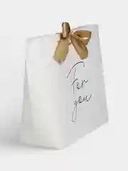 Пакет подарочный "For you", 42 х 27,5 х 12 см