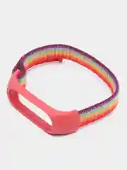 Алый ремешок нейлоновый тканевый для Xiaomi Mi Band 3/4/5/6