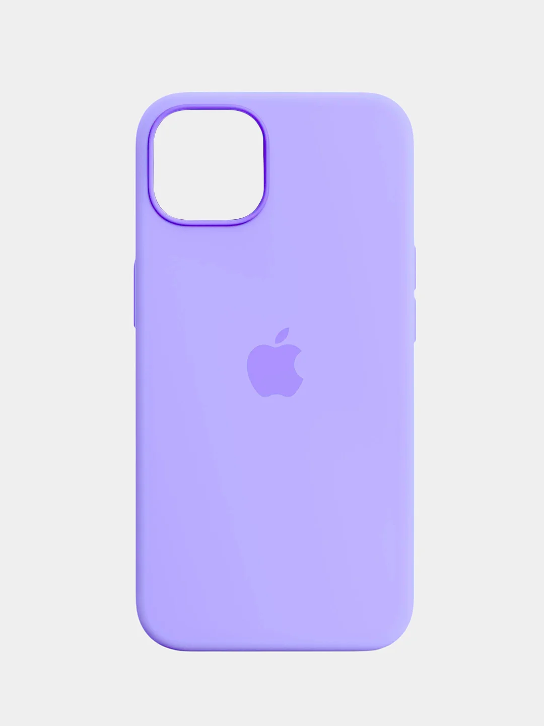 Лавандовый чехол iPhone 13, 13 mini, 13 Pro, 13 Pro Max силиконовый Silicone case с открытым низом
